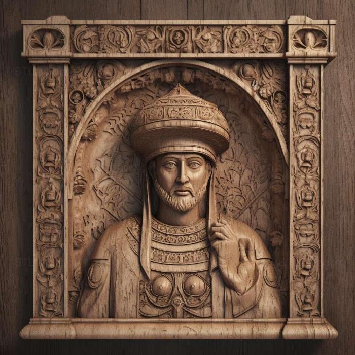 Characters (Justinian I 1, HERO_57) 3D models for cnc
